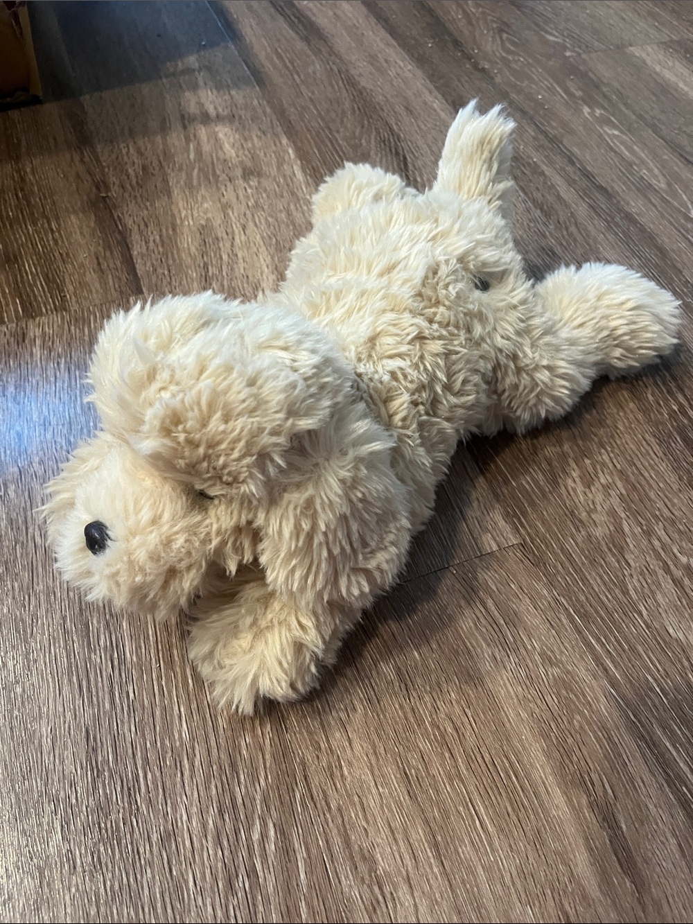 FAO Schwarz Adopt a pet’s Doodle Cream Plush Dog with Floppy Ears